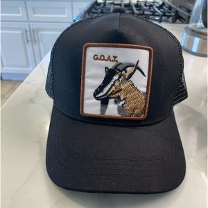 Goat trucker hat